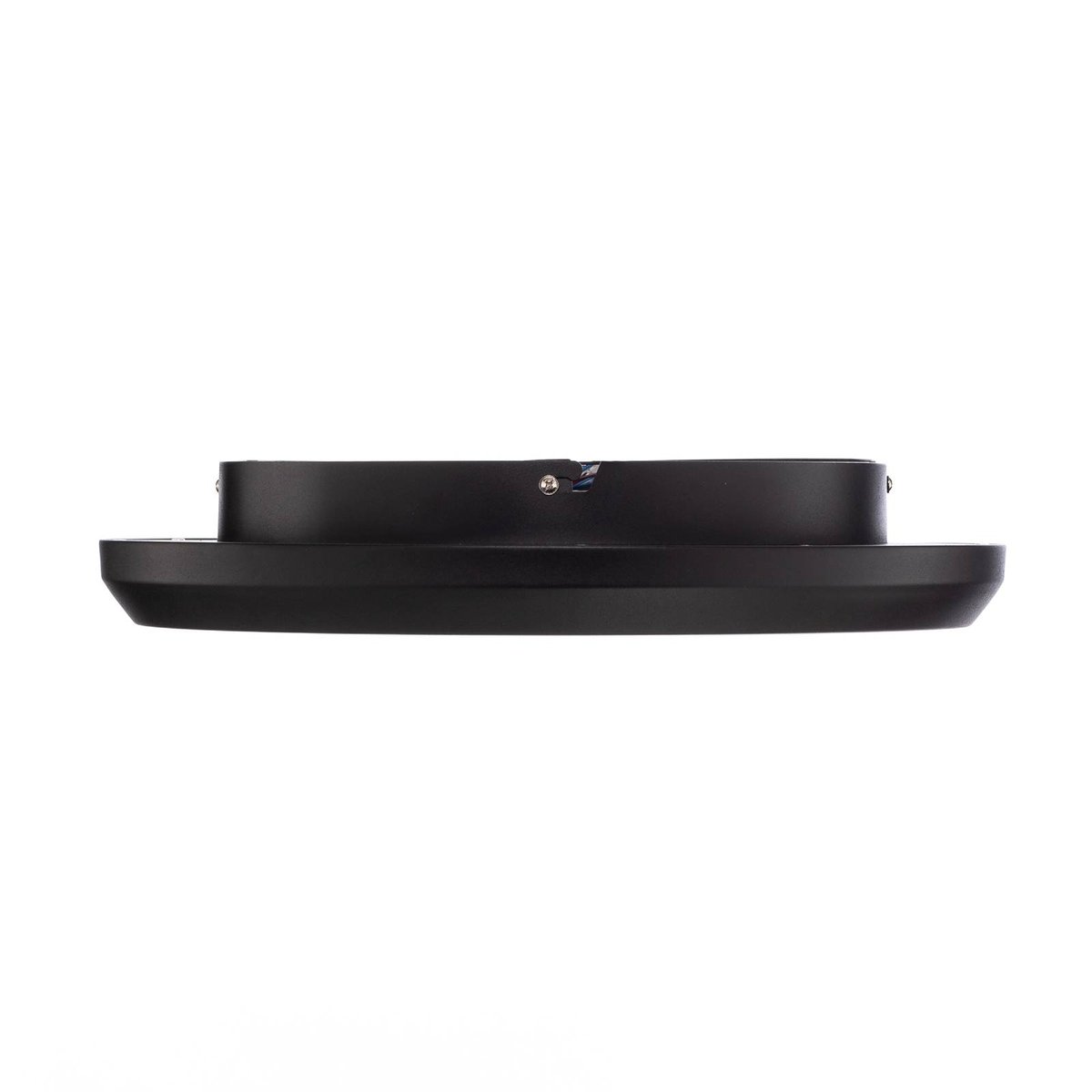 Plafonnier connecté LED, Lynden blanc, noir, LINDBY