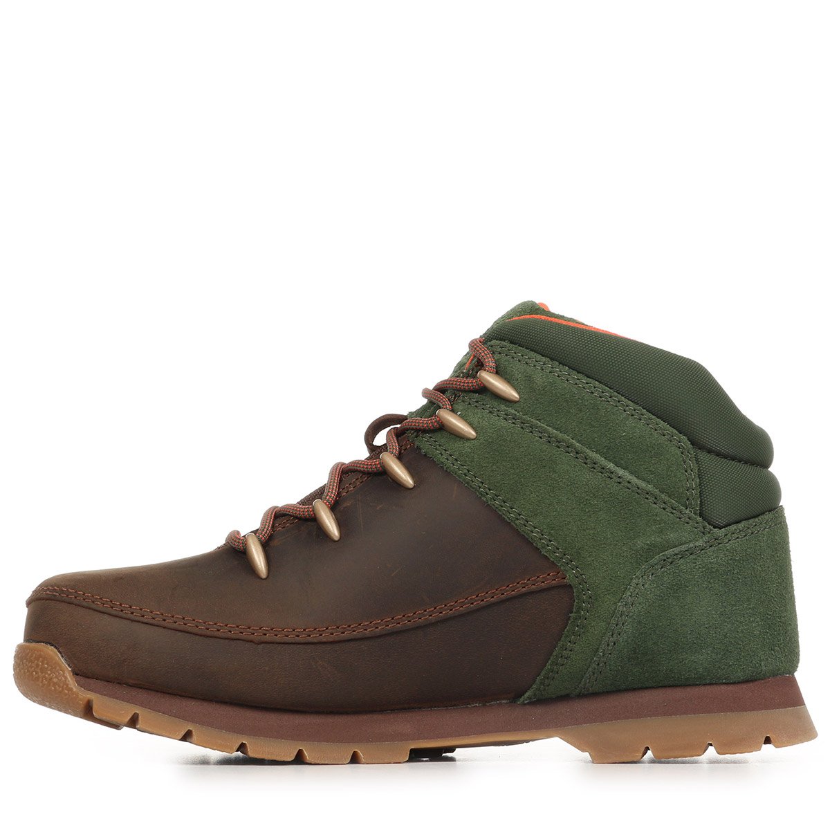Boots EURO PRINT MID LACE dark brown, TIMBERLAND
