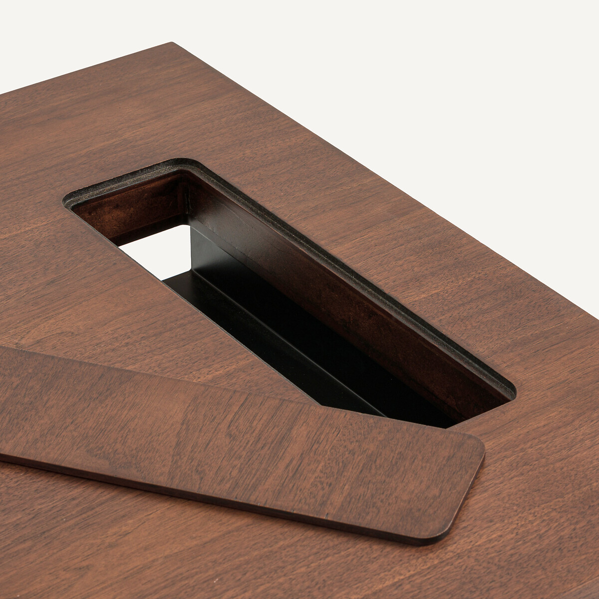 Plateau de bureau en plaqué noyer, largeur 150 cm, MIKUBE noyer, AM.PM