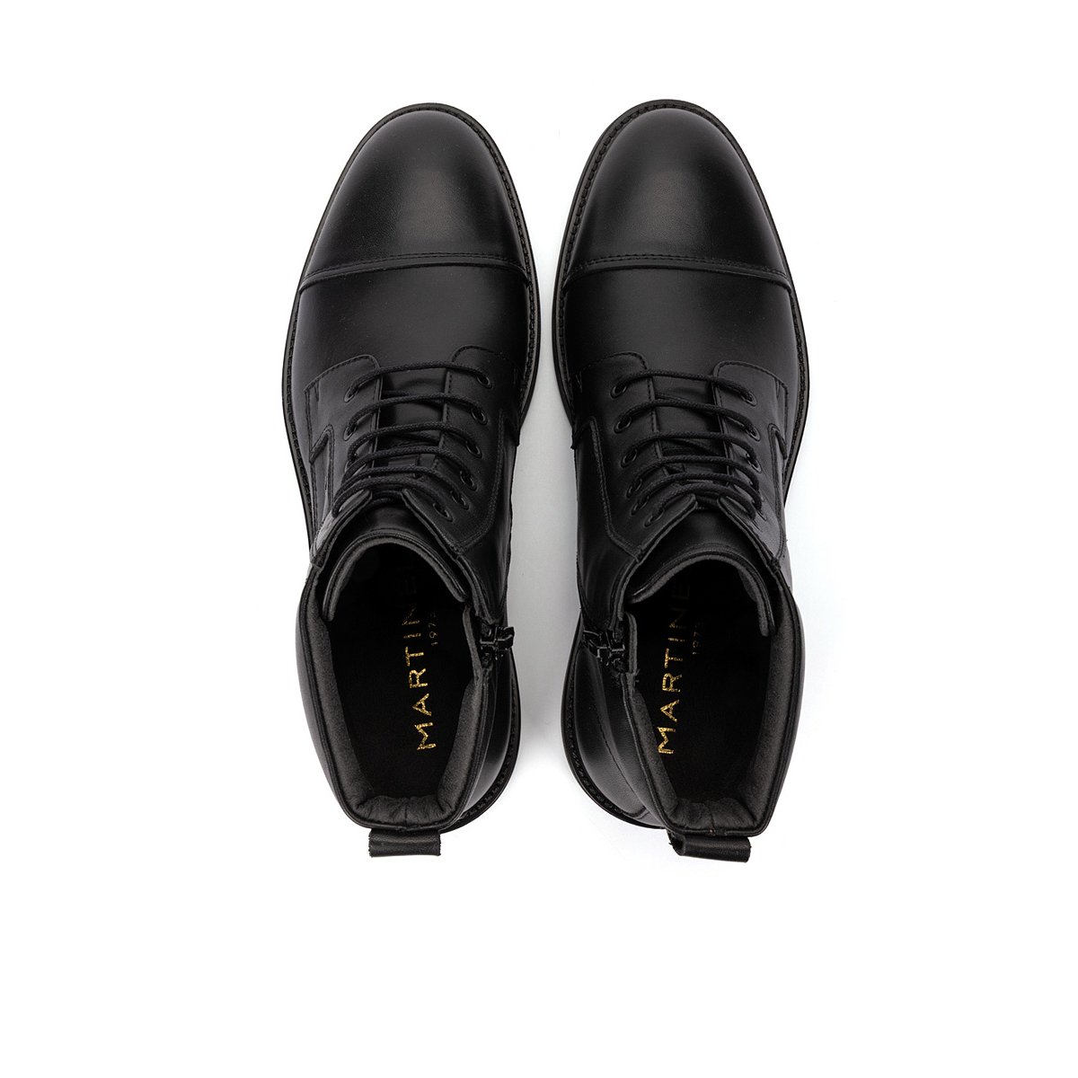 Bottines cuir Albany black, MARTINELLI