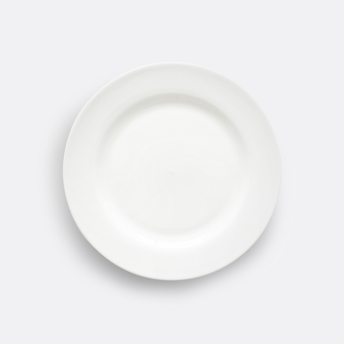 Lot de 4 assiettes à dessert en porcelaine, Ginny blanc, LA REDOUTE INTERIEURS