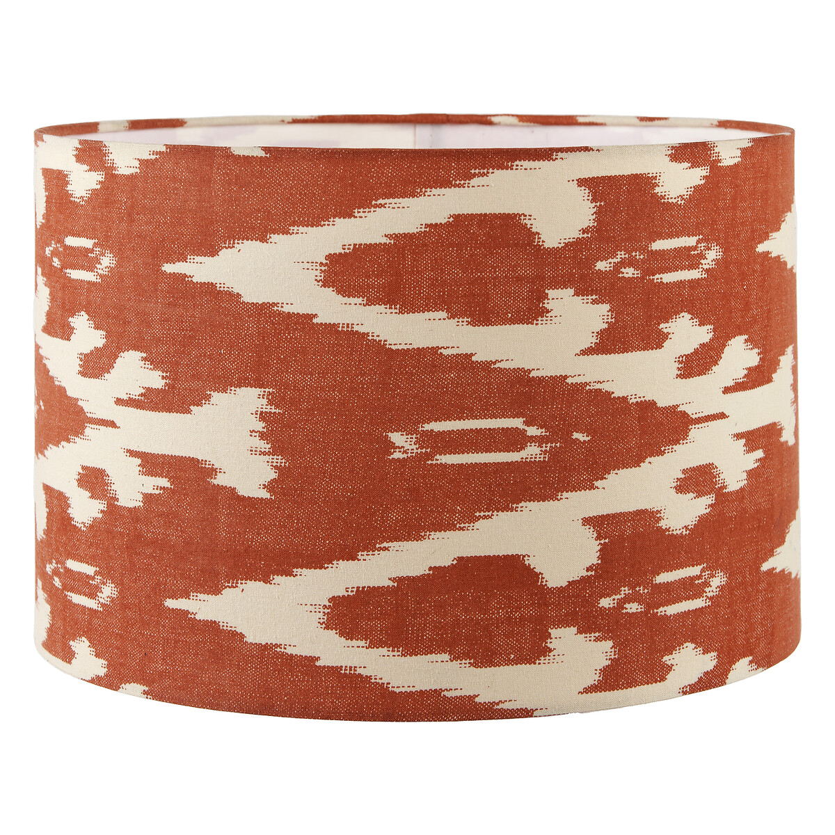 Larissa Ikat Patterned Cylinder Shade cinnamon, ÉDITÉ