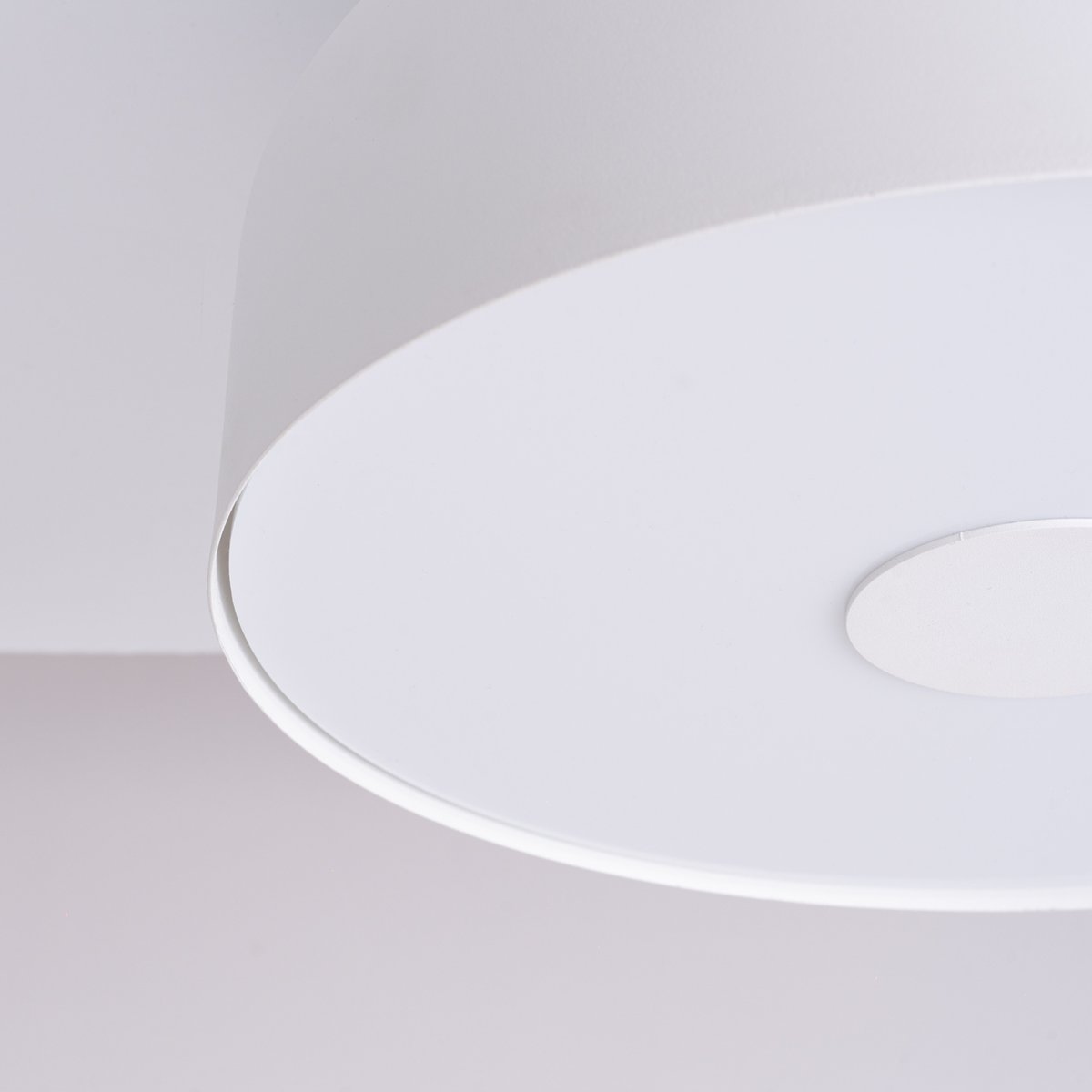 Plafonnier Acier Blanc E27 4 Omiq blanc, EDEN