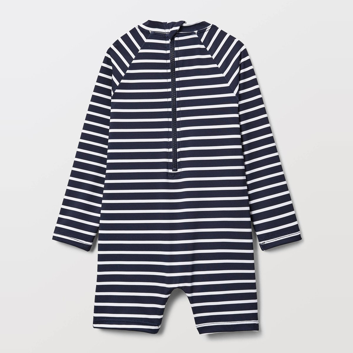 Combinaison de bain manches longues anti-UV rayée nuit bebe, BOUT'CHOU