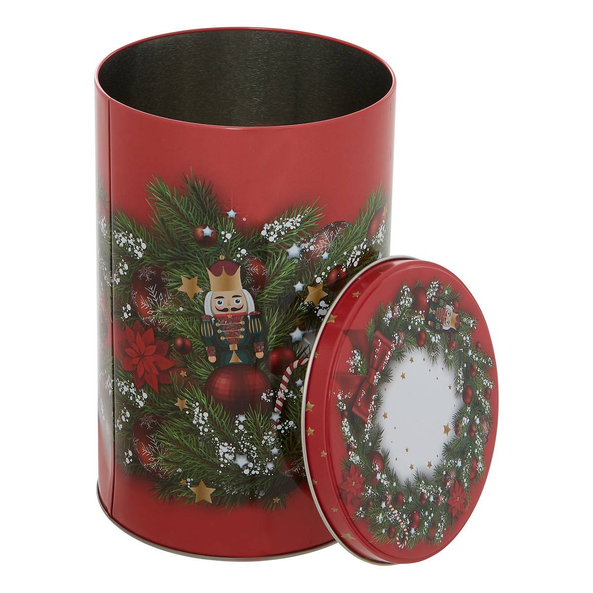 Boîte à gâteaux ronde Noël H.20,5cm modèle b, 5FIVE SIMPLY SMART