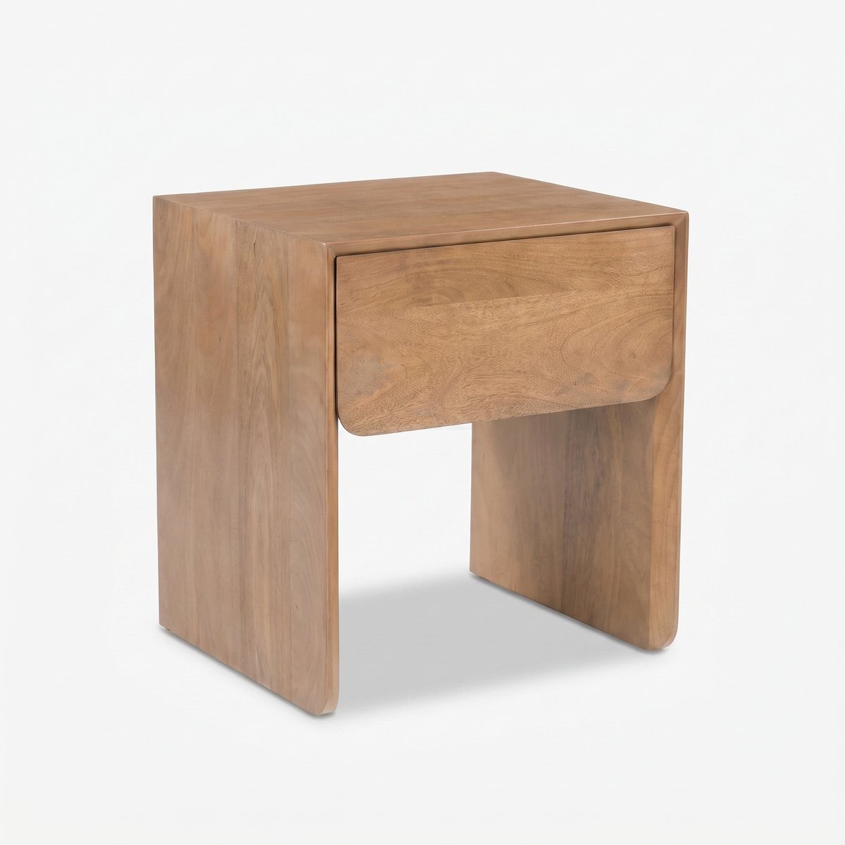 Table de chevet Achille - ACHILLE marron clair, MAISON PAVANE