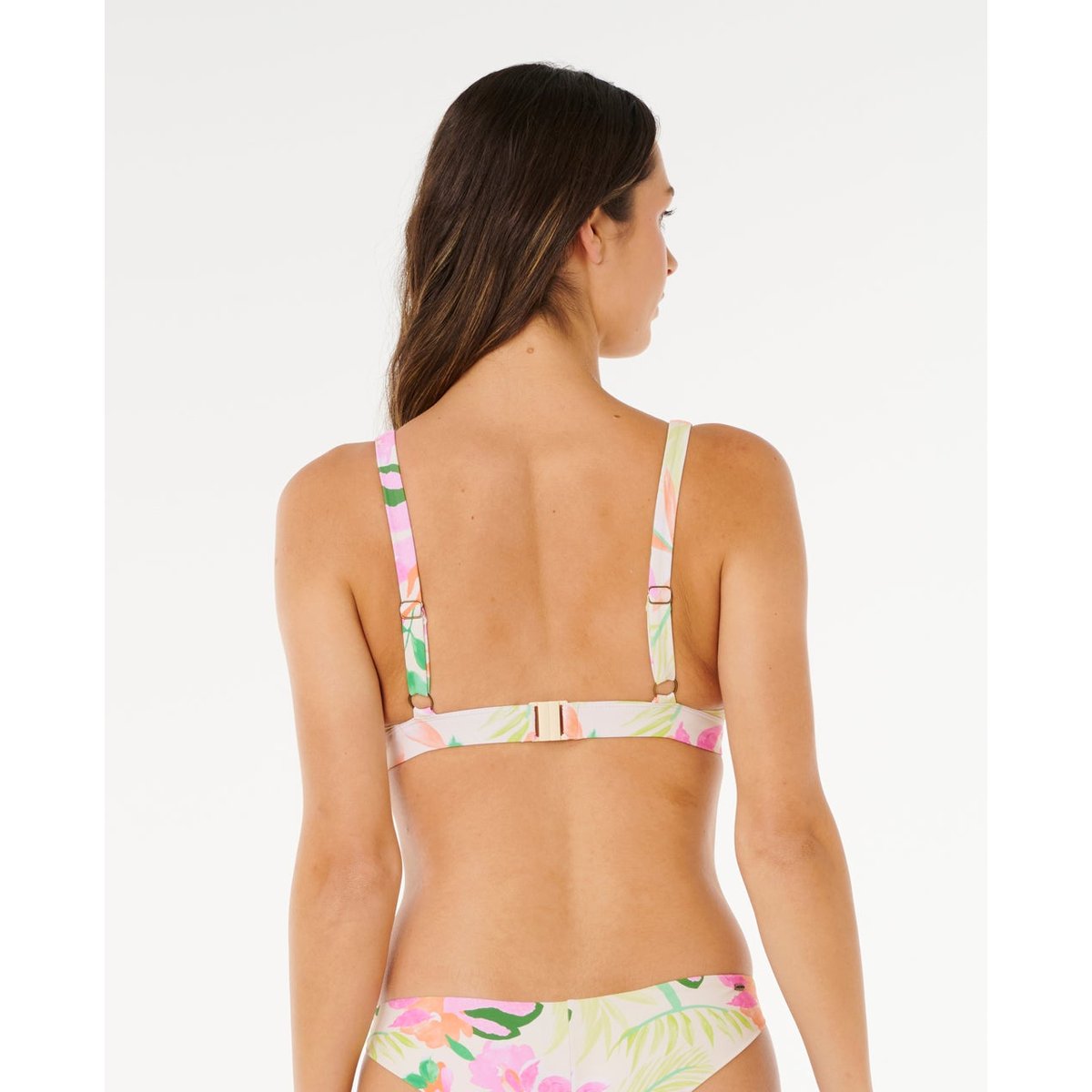 Haut de maillot de bain brassière Molokaï blanc cassé, RIP CURL