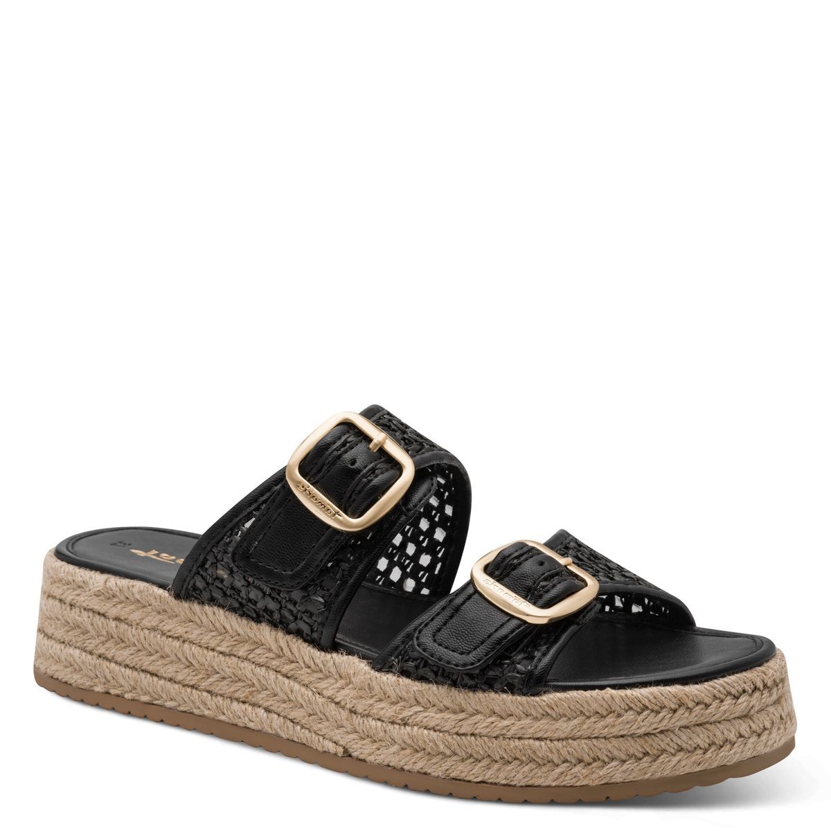Mule en boucle noir, TAMARIS