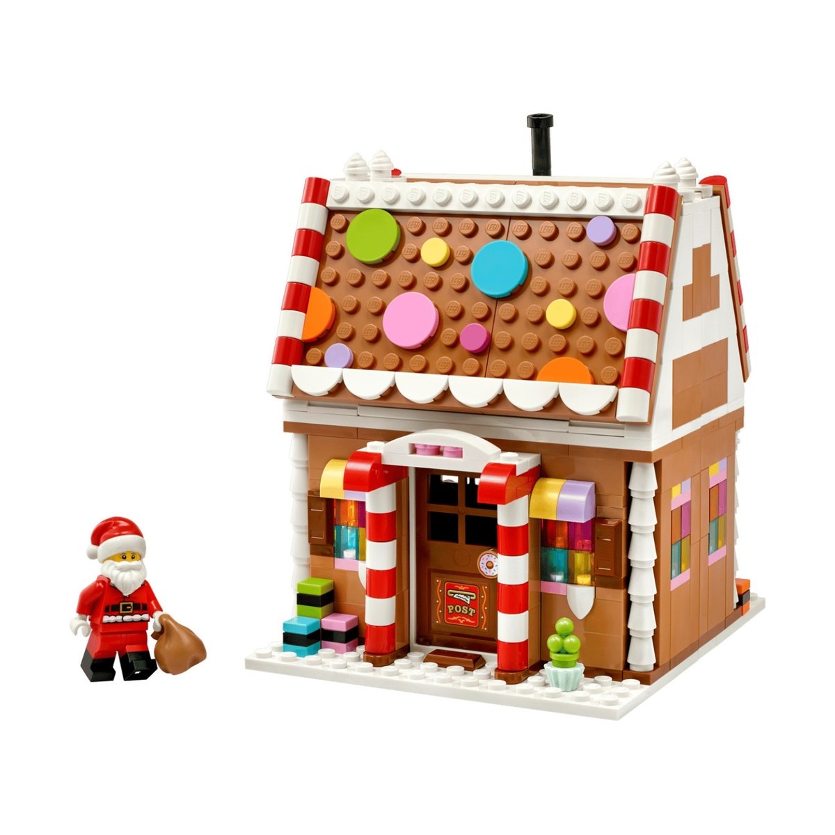 La maison en pain d'épices festive marron, LEGO