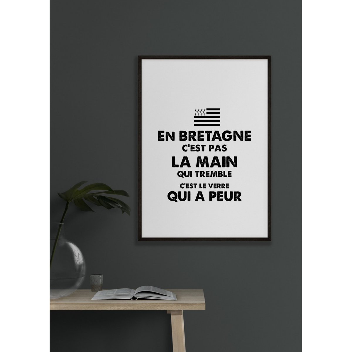 Affiche Peur du verre blanc, L'AFFICHERIE