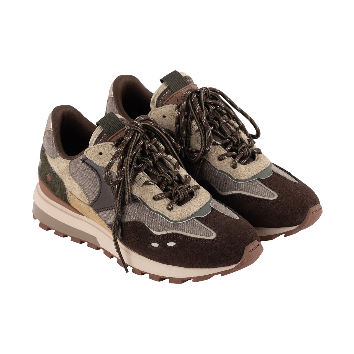 Basket Basse Cuir marron, VICTORIA