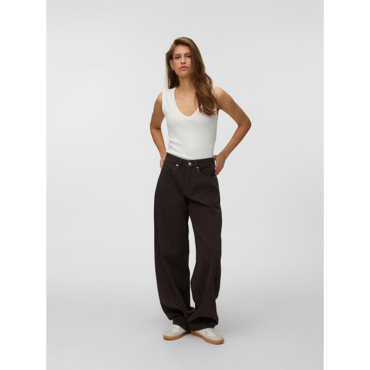 Jean marron - chocolate torte, VERO MODA