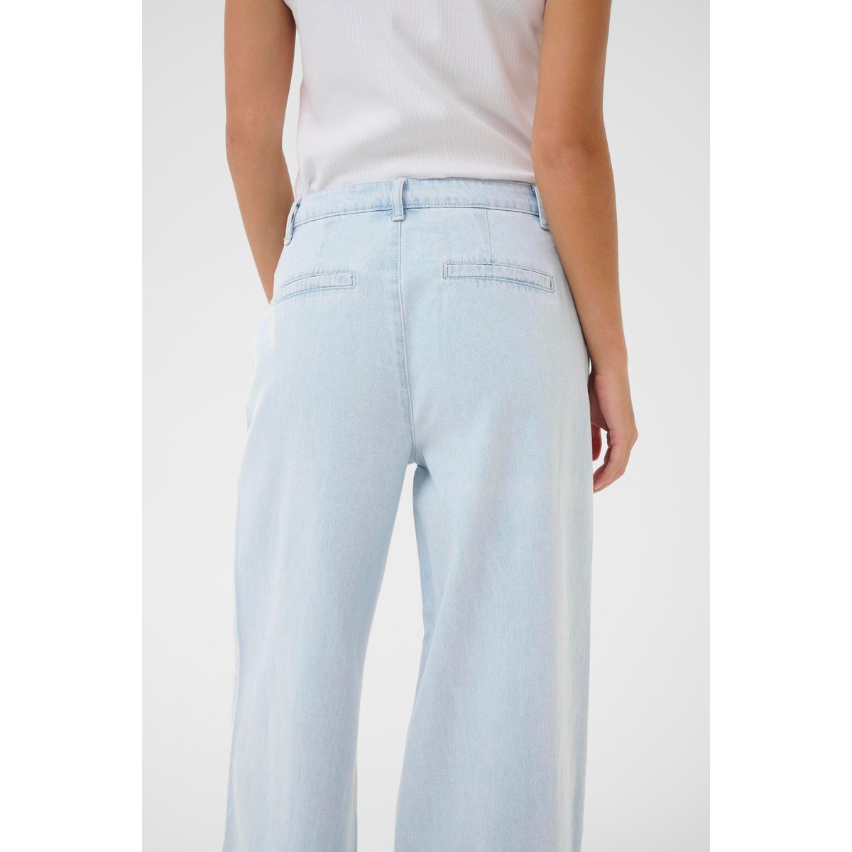 Casual pants bleu light blue wash, MY ESSENTIAL
