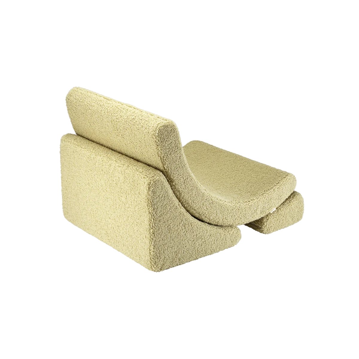 Pouf Fauteuil Teddy LUNE matcha, WIGIWAMA