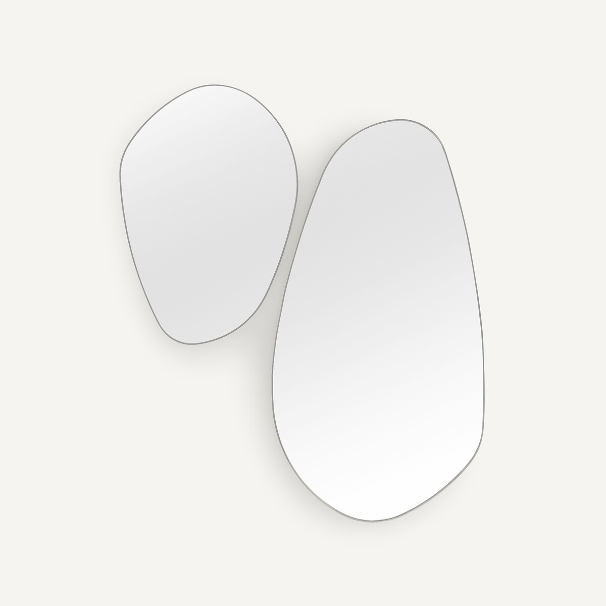 Lido Mirror in Satin Nickel H90cm transparent, AM.PM