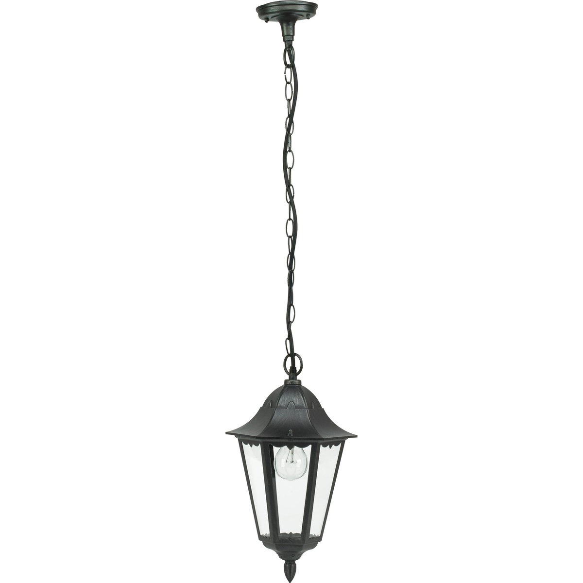 Suspension extérieure en aluminium, MONZA noir, INSPIRE