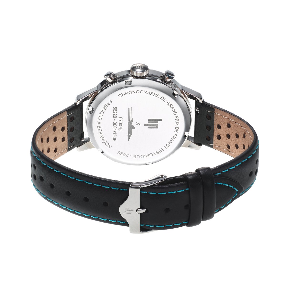 Montre Analogique RALLYE argenté bleu noir, LIP