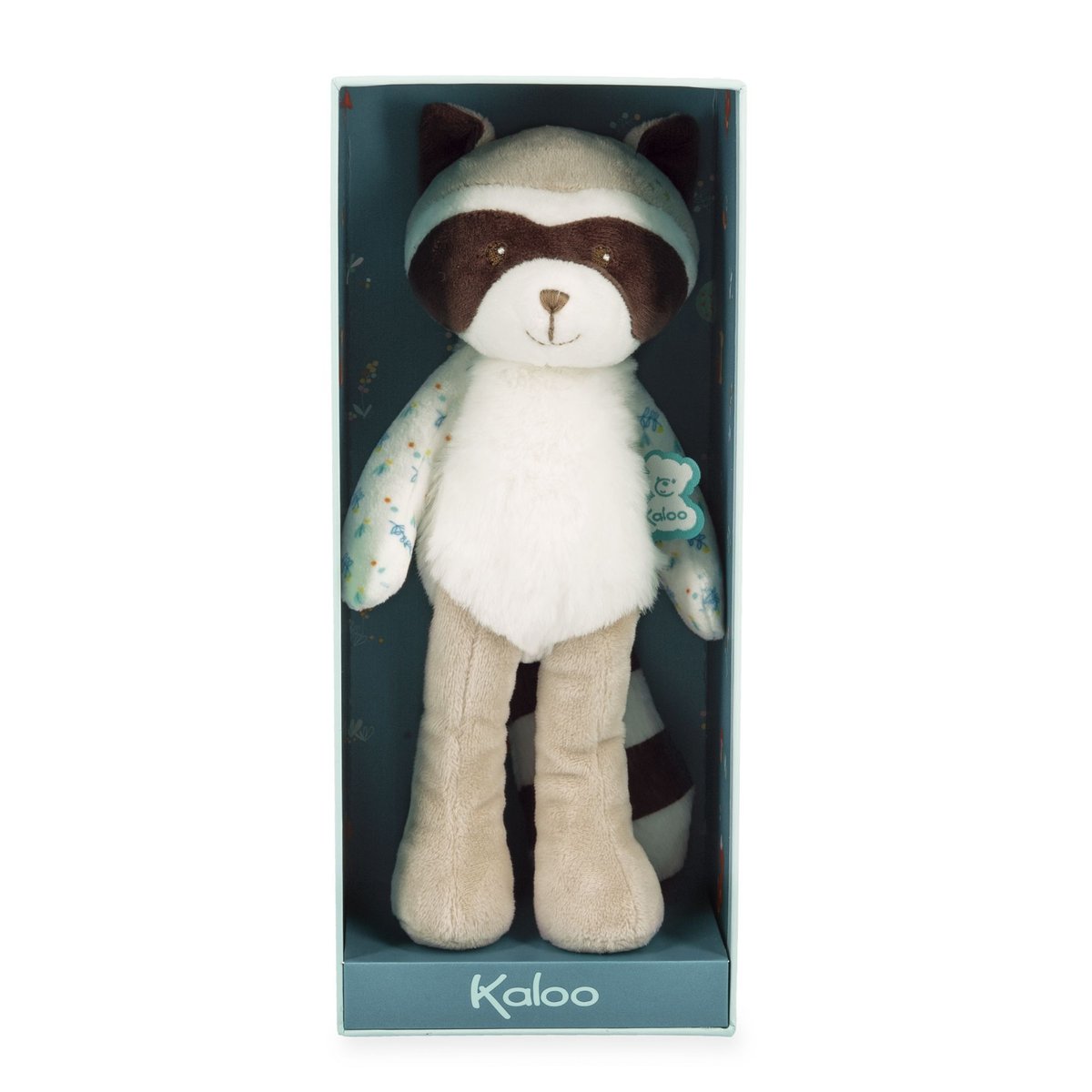 Peluche pantin Raton laveur Gaston noir, KALOO