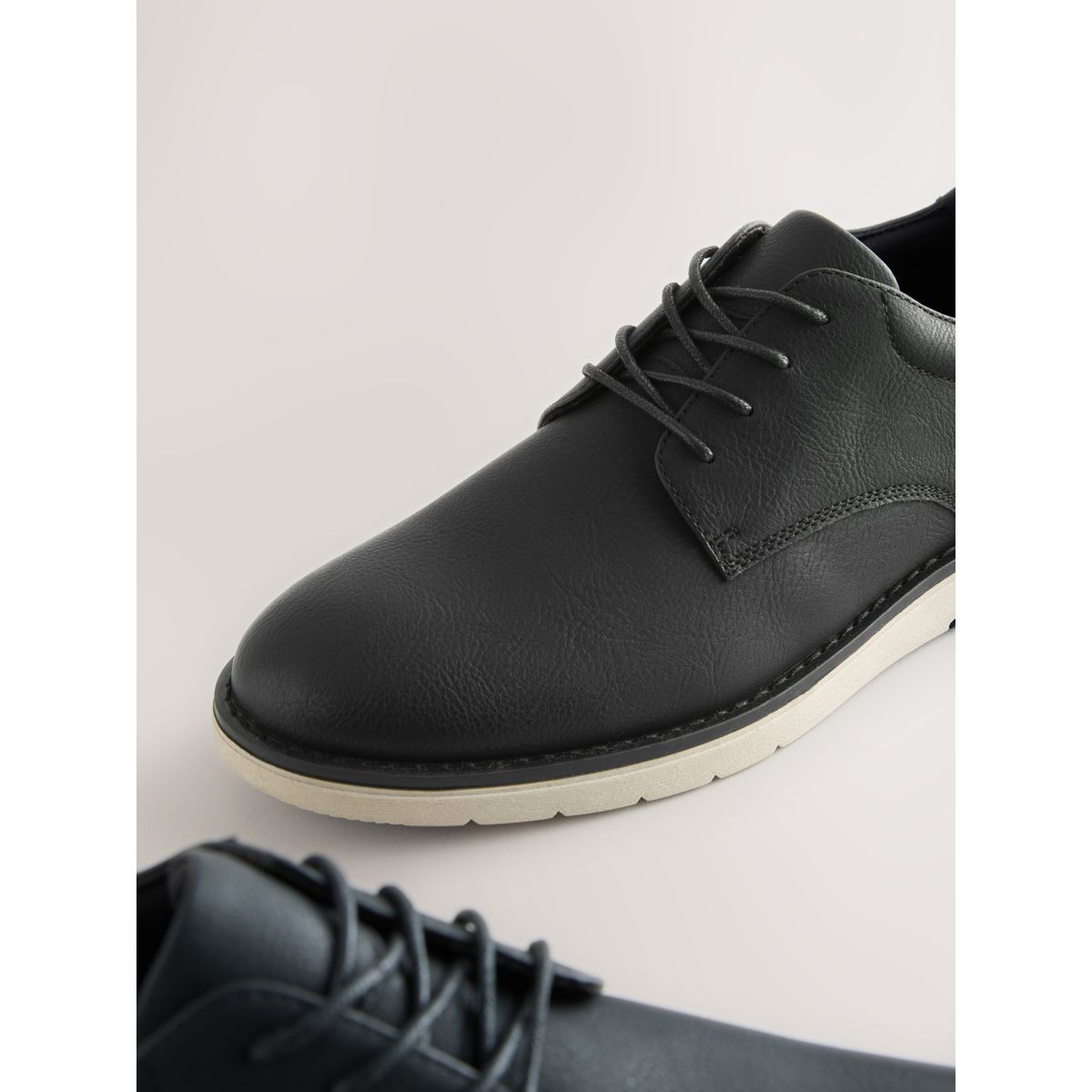 Chaussures derby compensées noir, NEXT