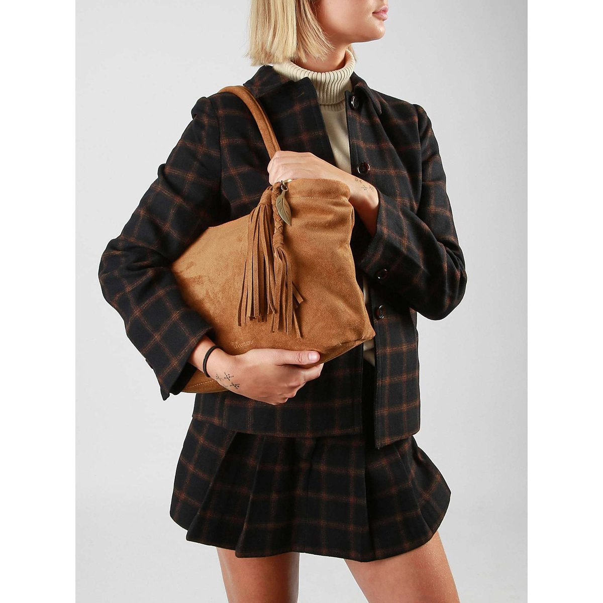 Sac porté épaule Maranta camel, WOOMEN