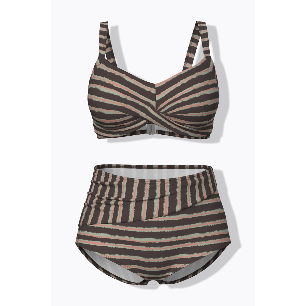 Bikini avec bonnets souples brun rougeâtre, ULLA POPKEN