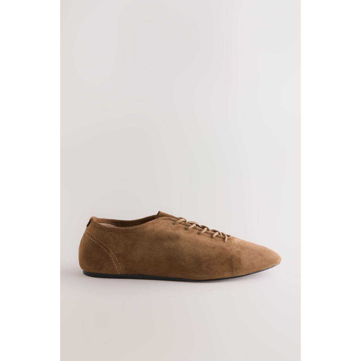 Chaussures en cuir à lacets marron fauve, NEXT