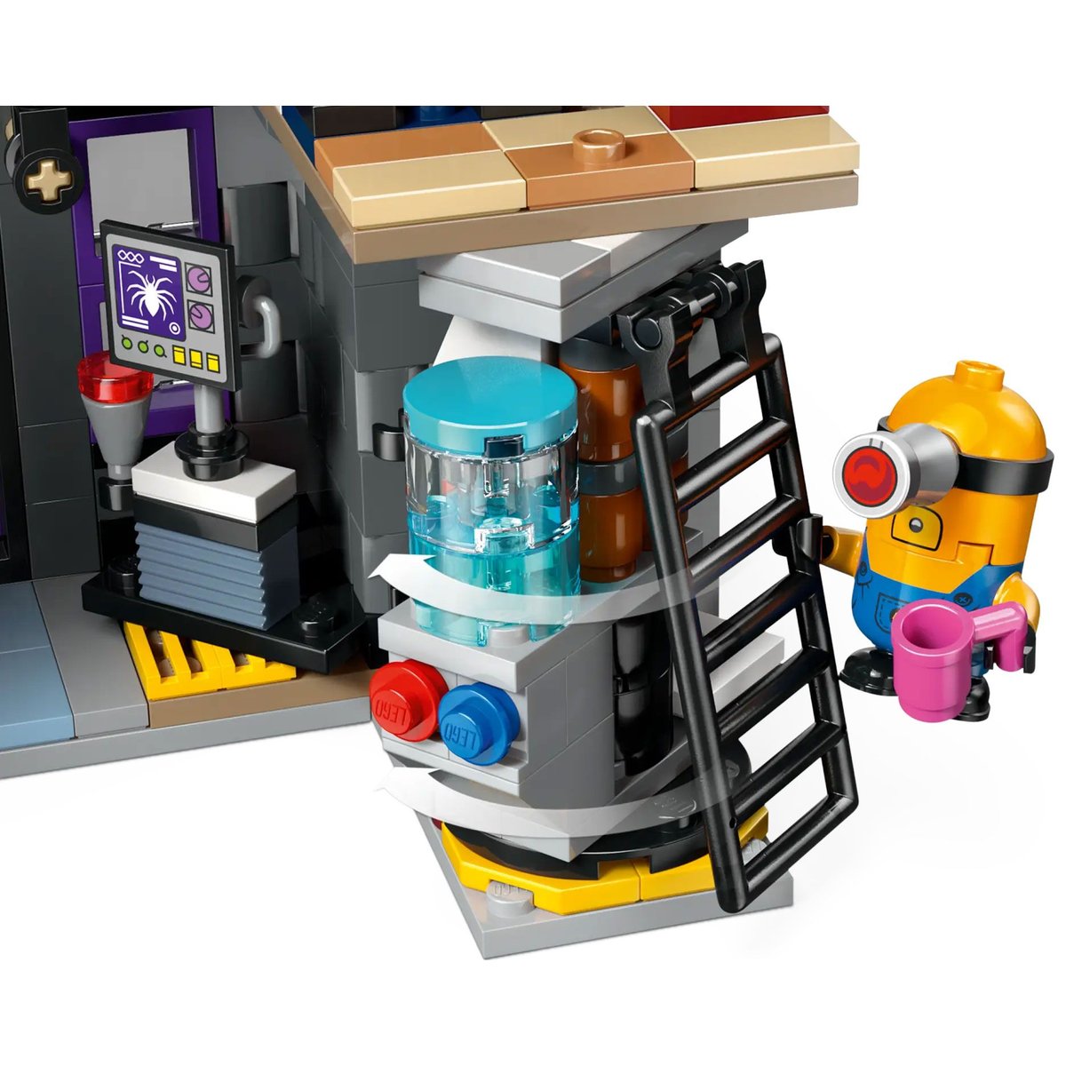 LEGO Moi, Moche et Méchant - Le manoir de Gru et ses Minions - Set 75583 bleu, LEGO