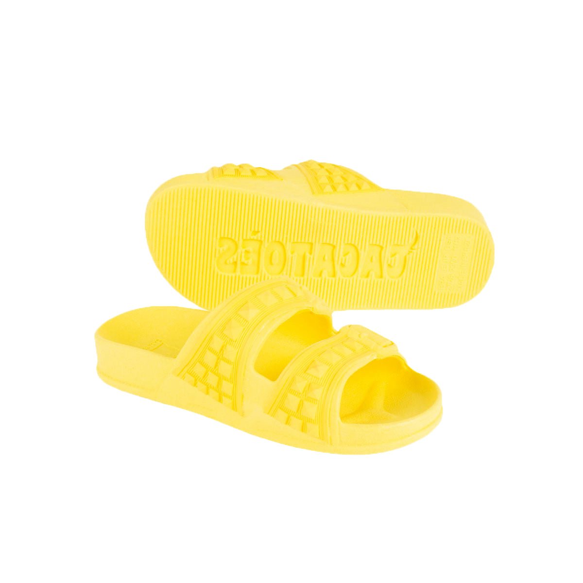 Sandales plates Enfant BELEM jaune fluo, CACATOES