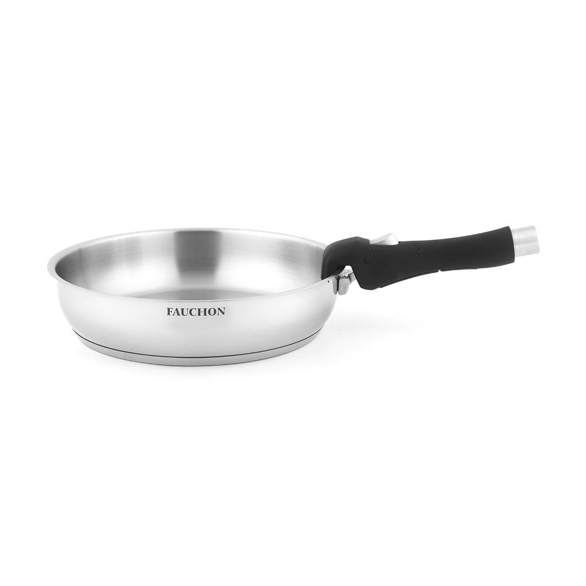 Set 7 pièces amovible inox 18/8 induction couleur unique, LAGUIOLE CUISSON