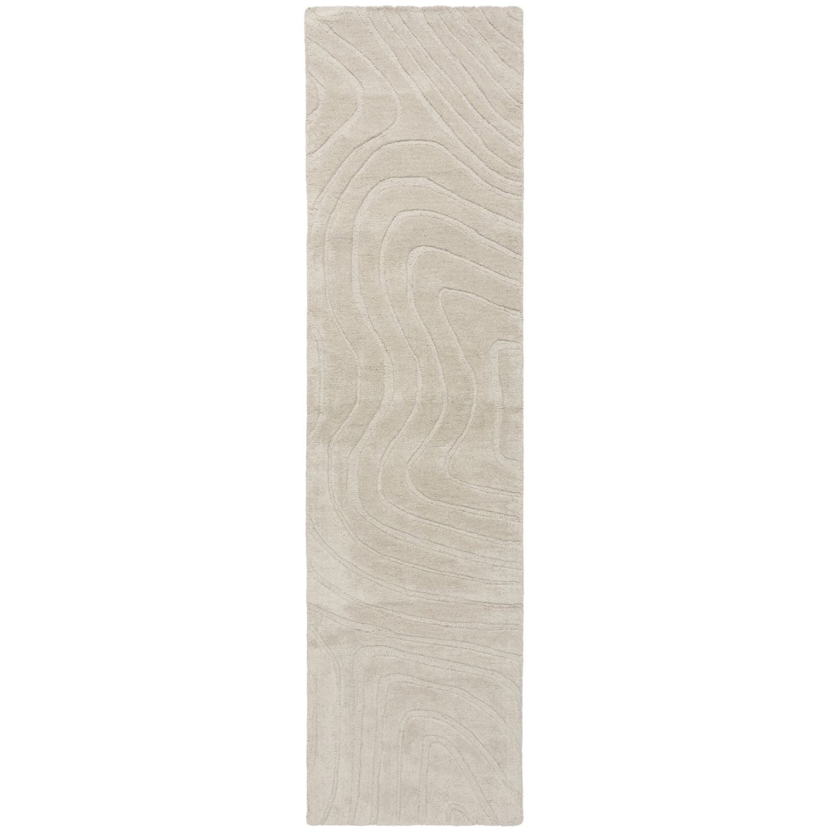 Tapis pure laine tufté main ALLAY beige, NOVATREND