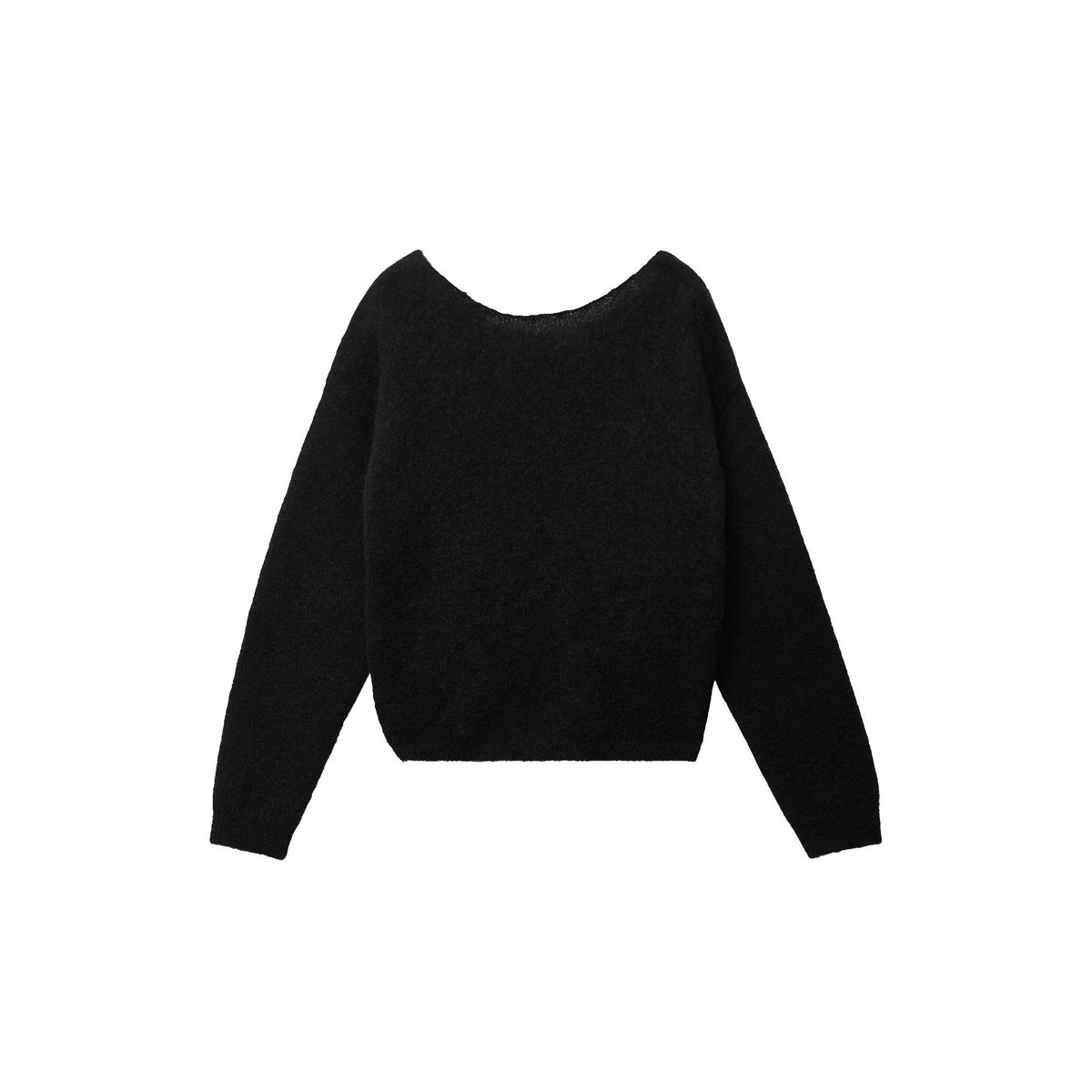 Pull col rond manches longues noir, CACHE CACHE