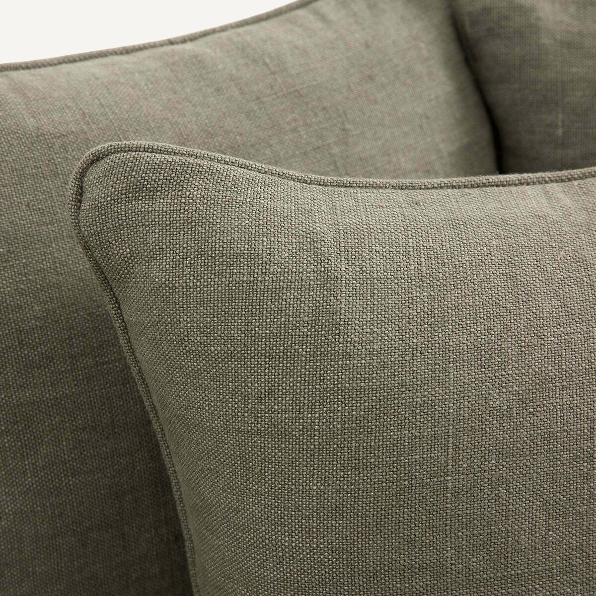 Fodera per divano lino spesso stonewashed Neo Chiquito corteccia, AM.PM