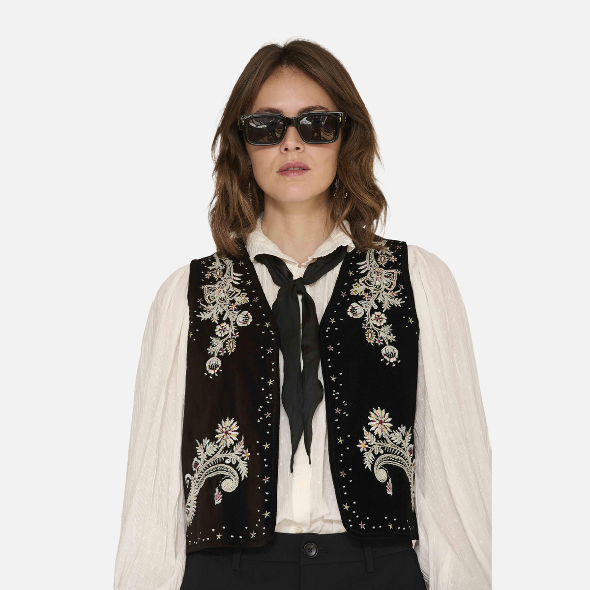 Gilet GOUMI black, MKT STUDIO