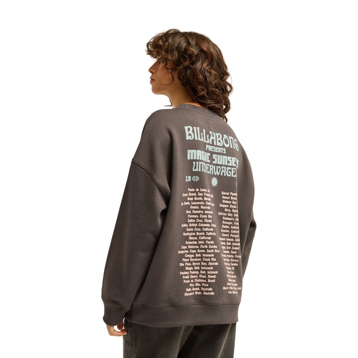 Sweat à capuche TAKE A TOUR noir off black, BILLABONG