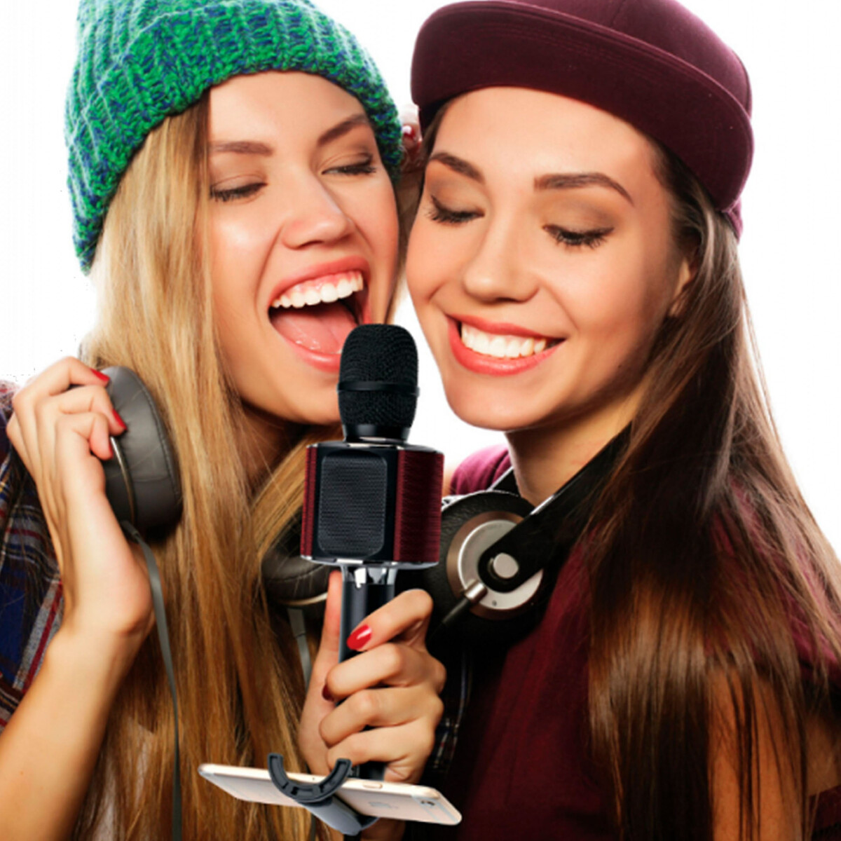 Coluna bluetooth com microfone sem fios, preto, da Lenco preto , LENCO