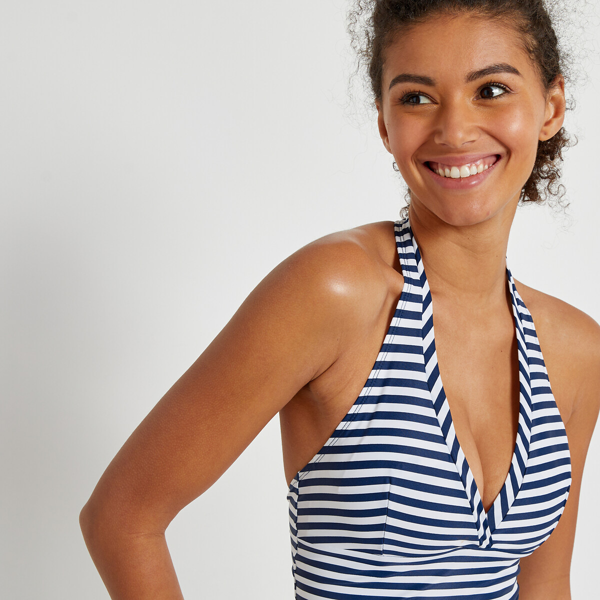 Gestreept foulard badpak gestreept, ANNE WEYBURN