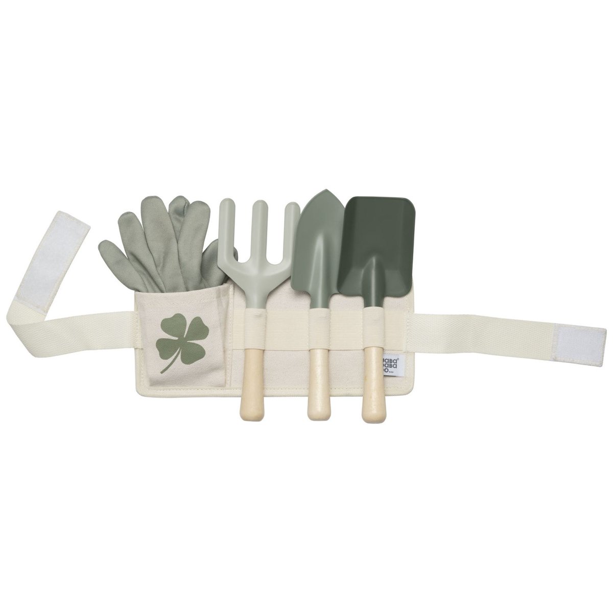 Ceinture de jardinage enfant 5 pièces vert, bois, JABADABADO
