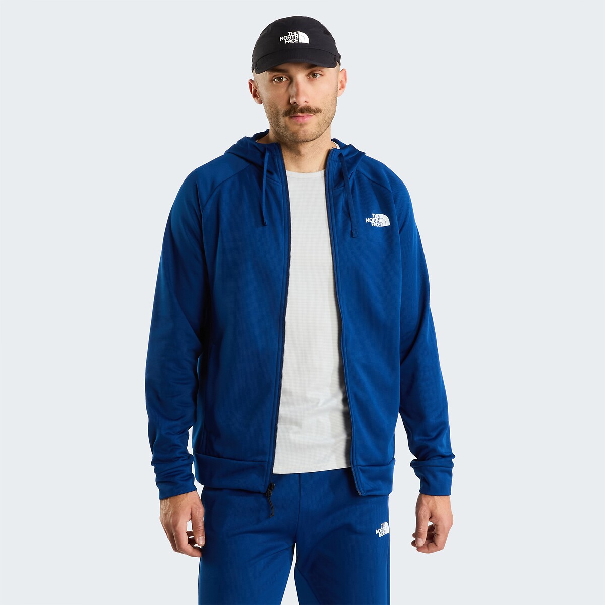 Reaxion Zip-Up Hoodie blue, THE NORTH FACE