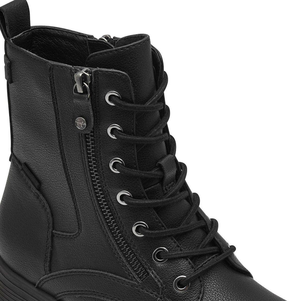 Bottines à lacets noir, TAMARIS