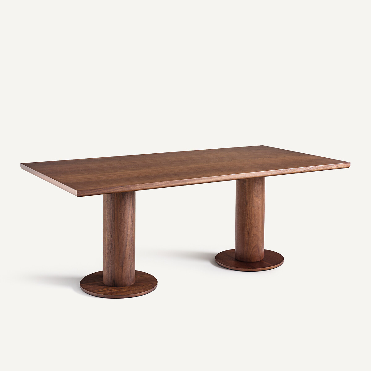 Plateau de table rectangulaire en plaqué noyer, longueur 200 cm, RECTO noyer, AM.PM