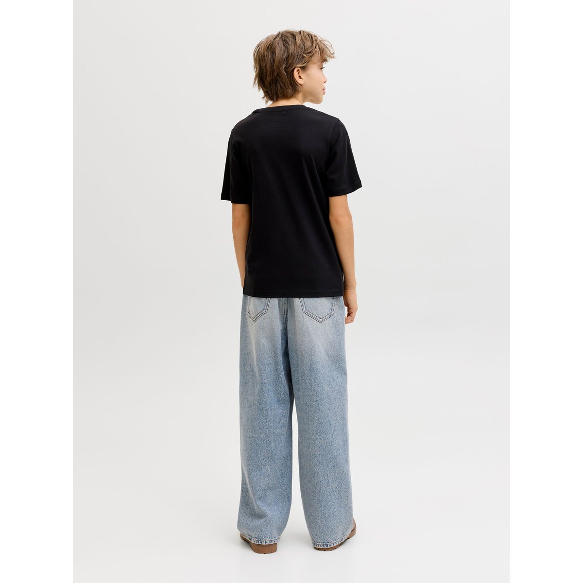 Jean À Coupe Wide blue denim 1, JACK & JONES JUNIOR
