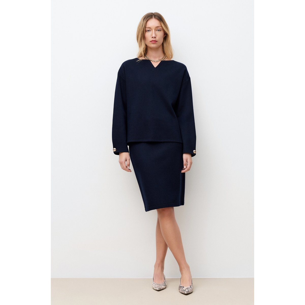T-shirt Tninie bleu marine, CAROLL