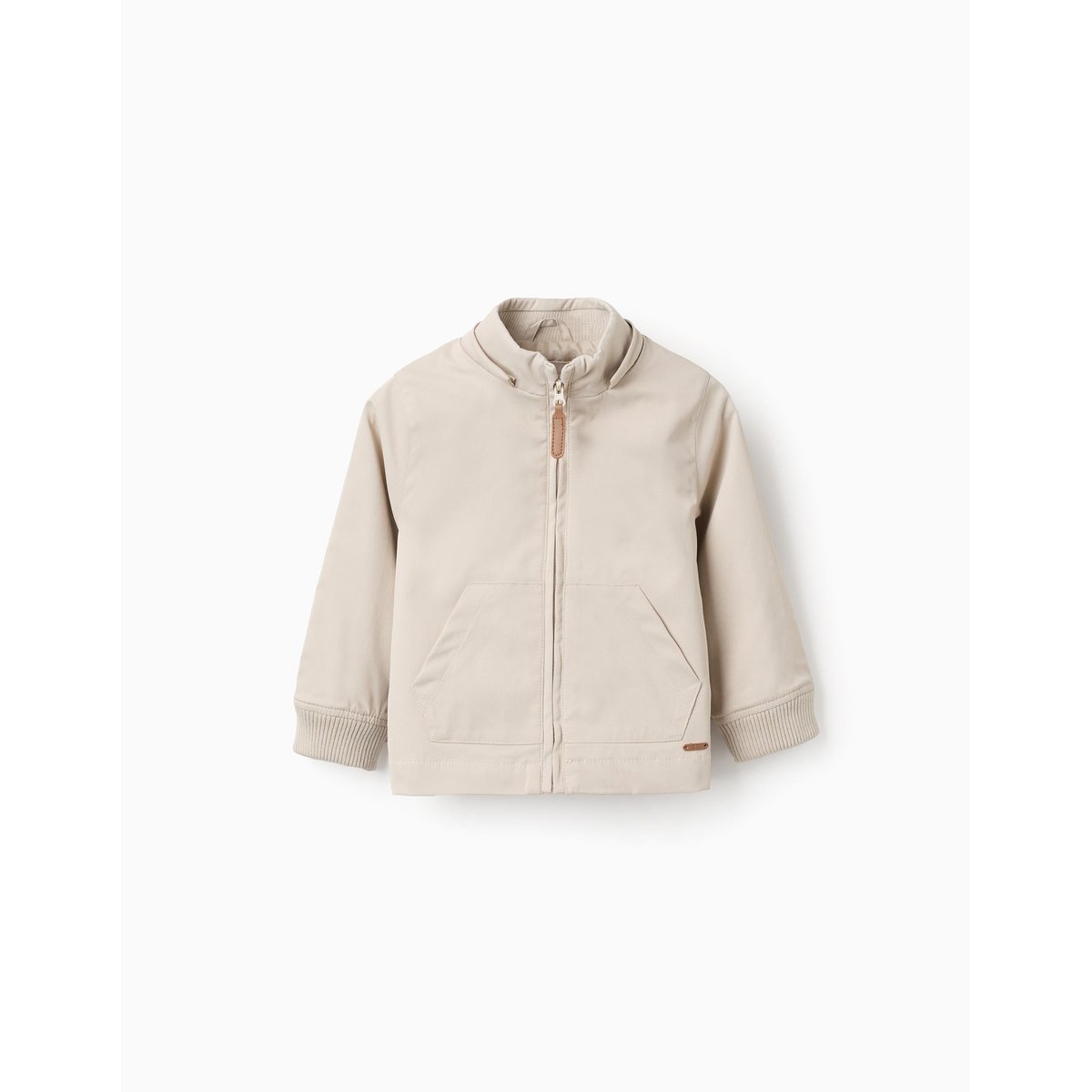 Veste avec doublure et capuche amovible beige clair, ZIPPY