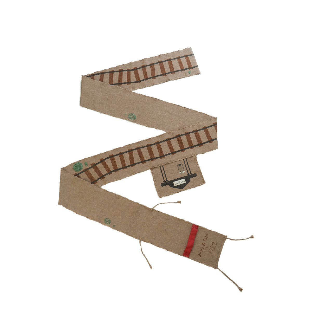 Jeu textile, Bateau de nettoyage et mer RIDE&ROLL train, LORENA CANALS