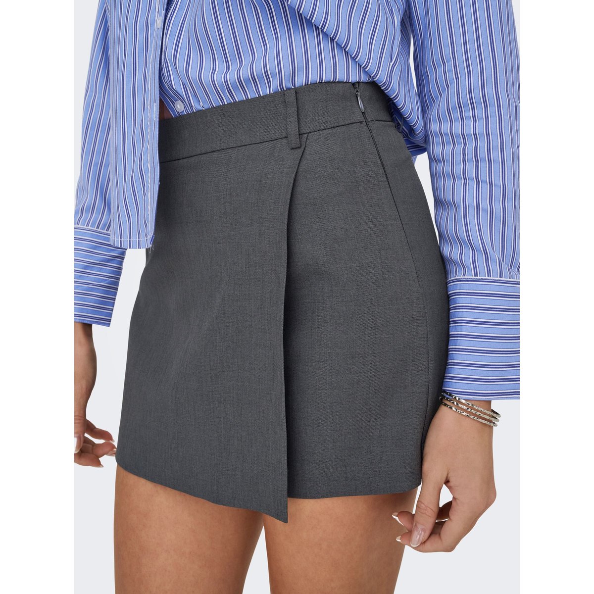 Jupe dark grey melange 1, ONLY