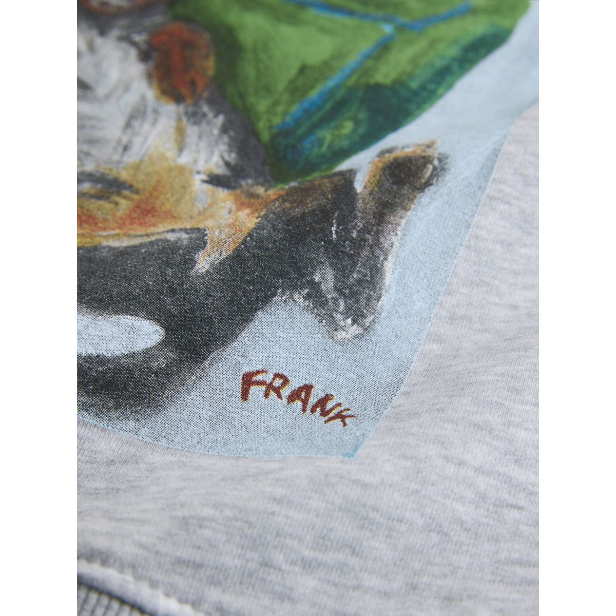 Sweat à imprimé teckel frankie thorpe gris, NEXT