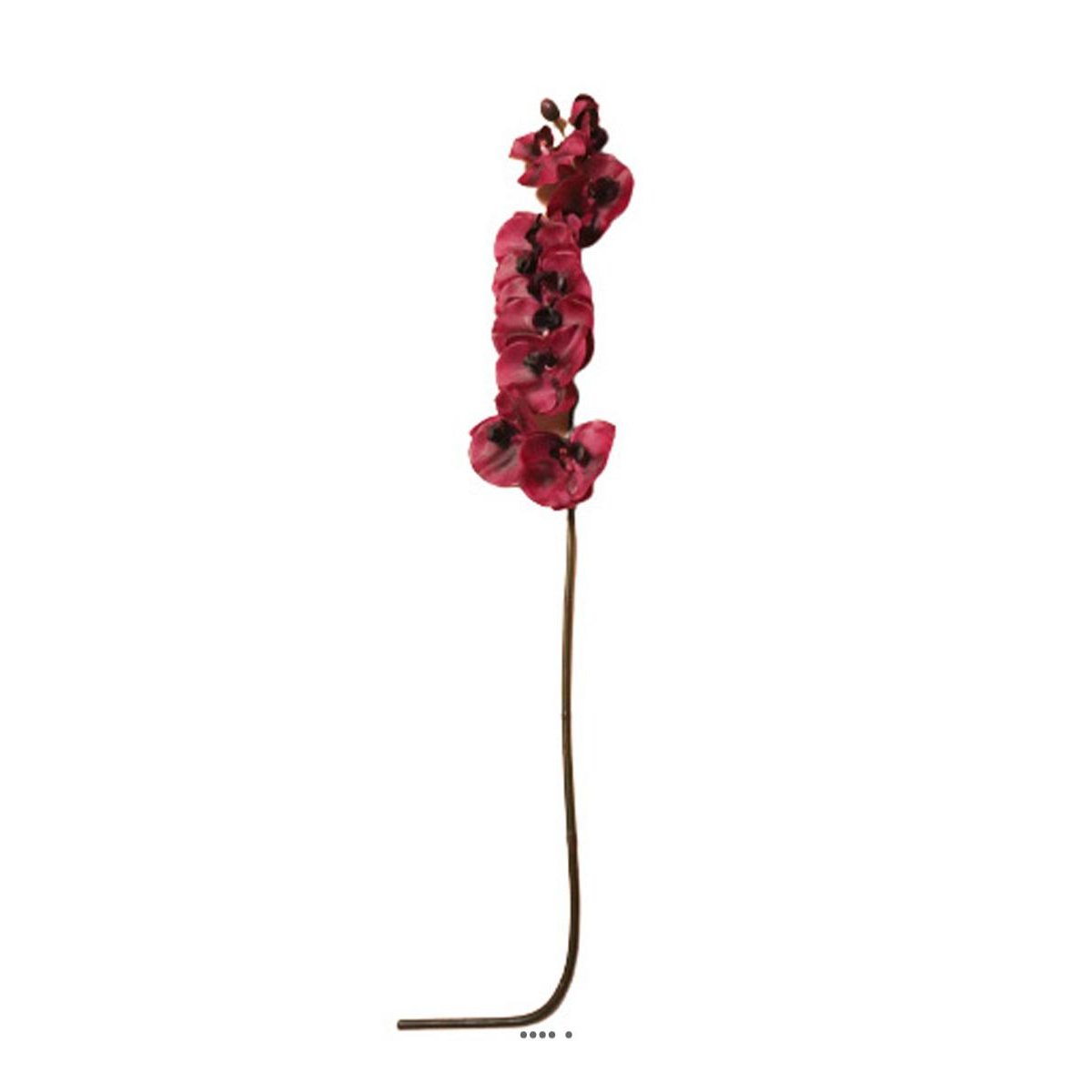 Superbe tige d'orchidée artifici pourpre, ARTIFICIELLES