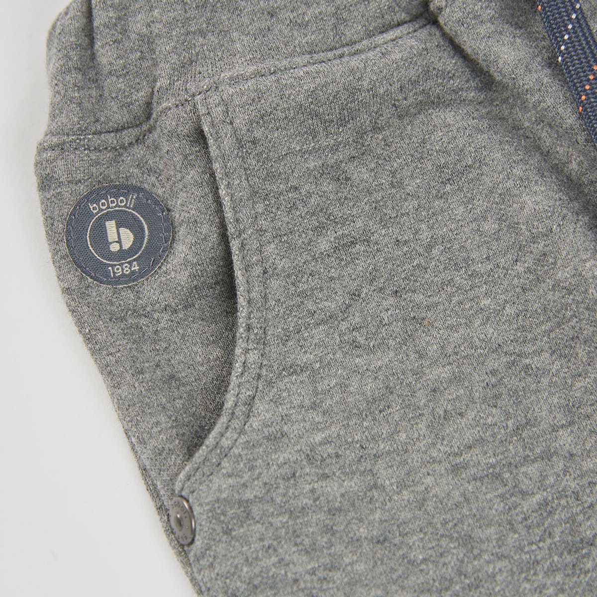 Pantalon garçon avec poches cargo gris, BOBOLI