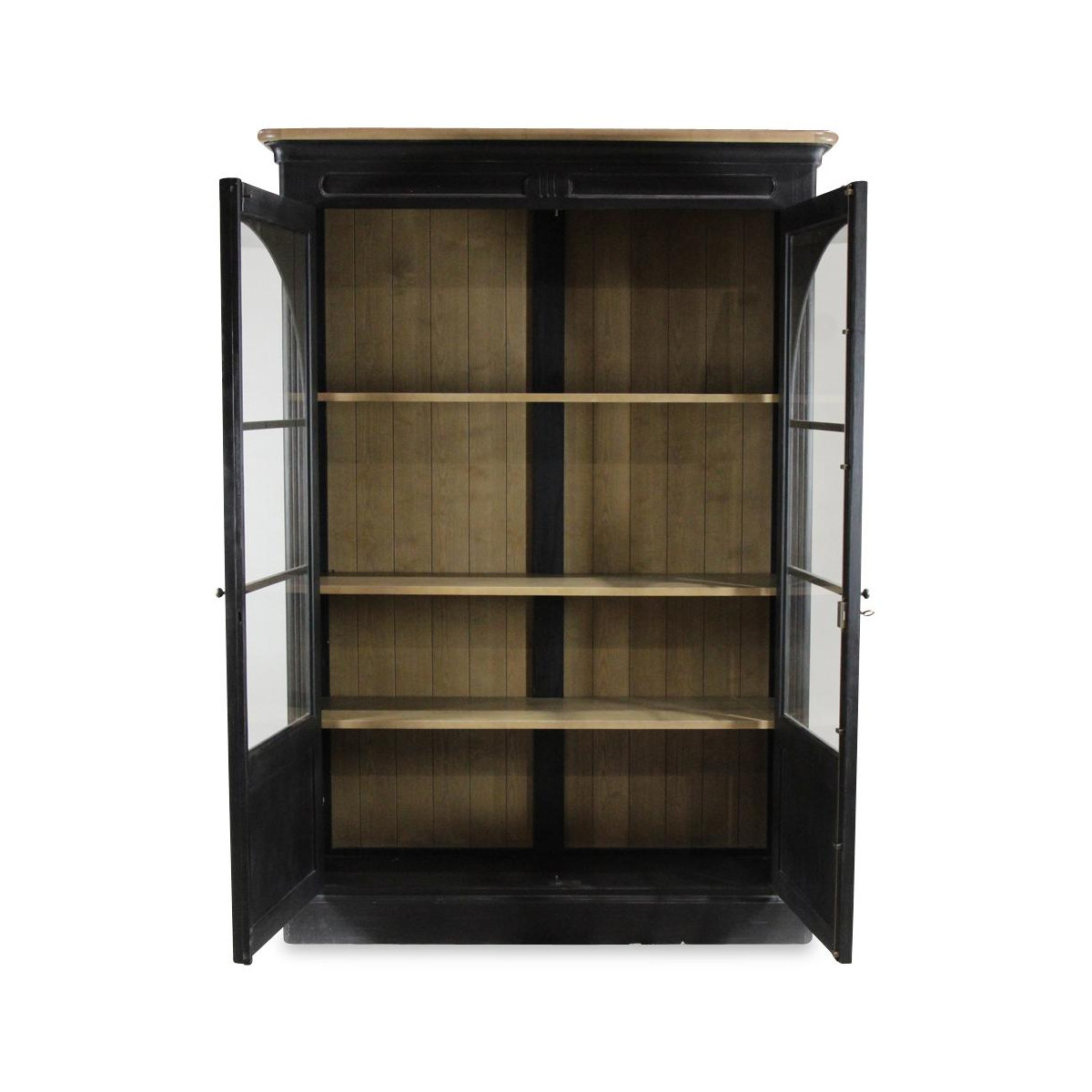Armoire 2 portes noir, INTERIOR'S