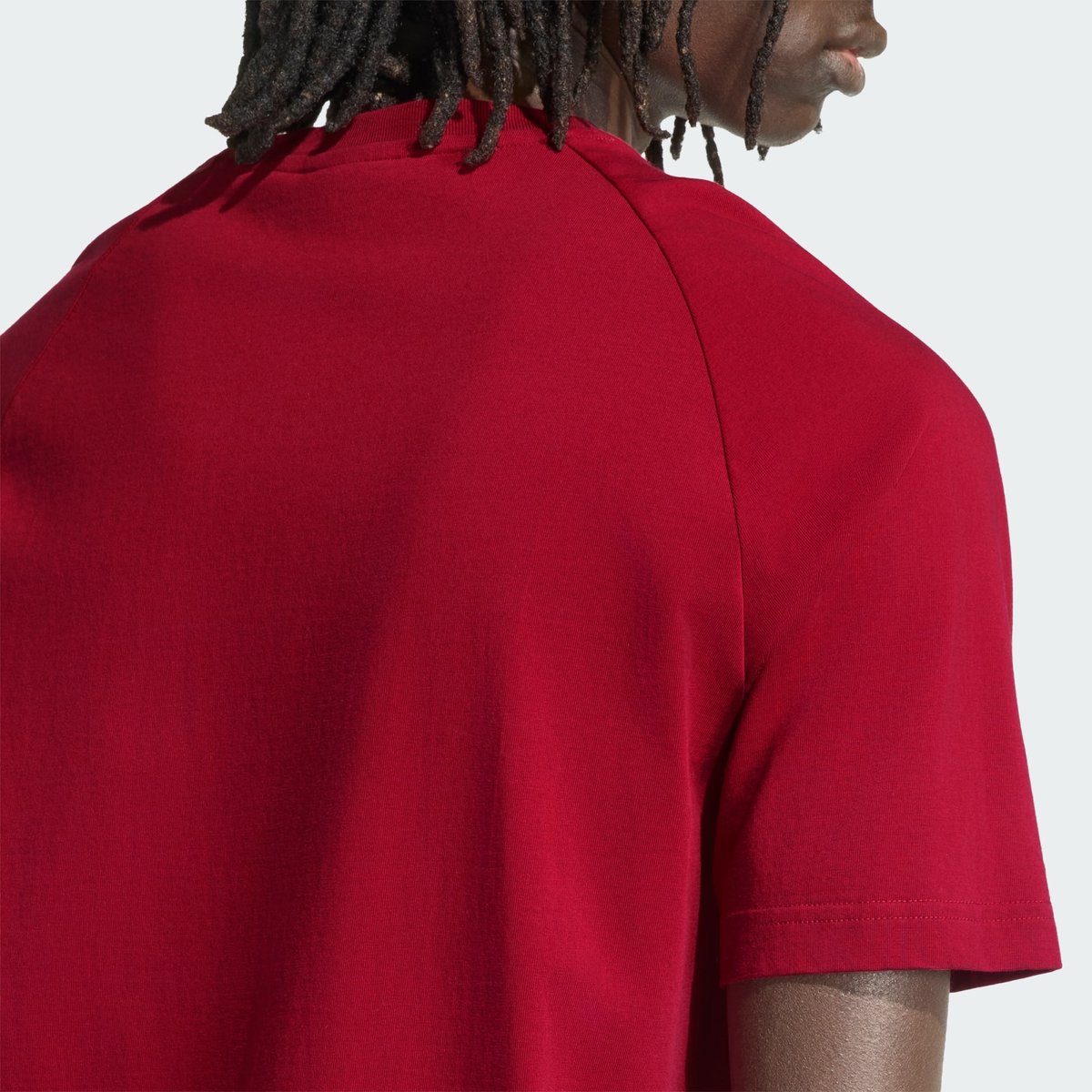 T-Shirt À Rayures Sur La Poitrine T-Shirt À Rayures Sur La Poitrine team victory red, adidas Originals